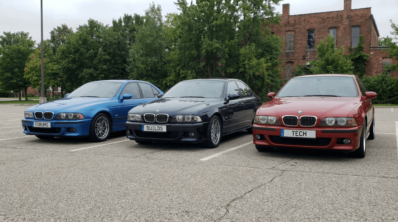 BMW E39 live background